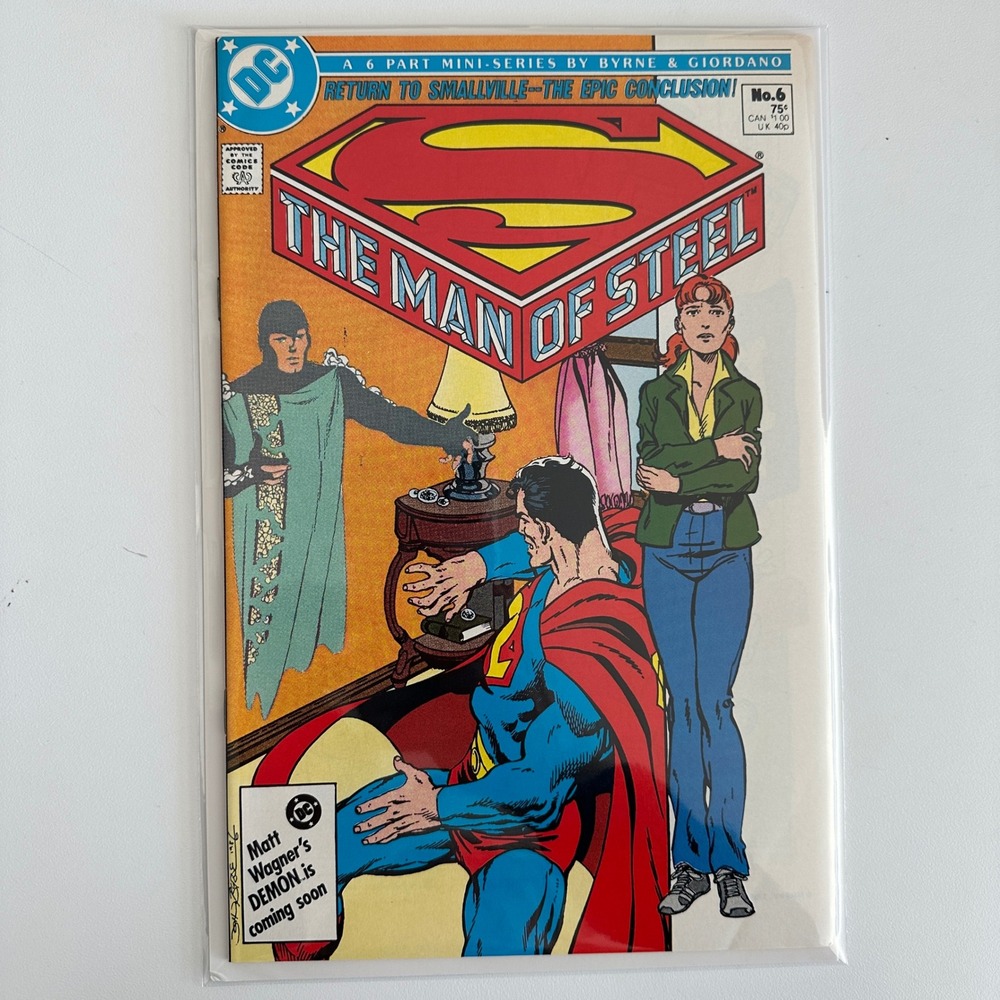 DC Comics The Man of Steel 6 John Byrne 1986 Return to Smallville Superman Comic